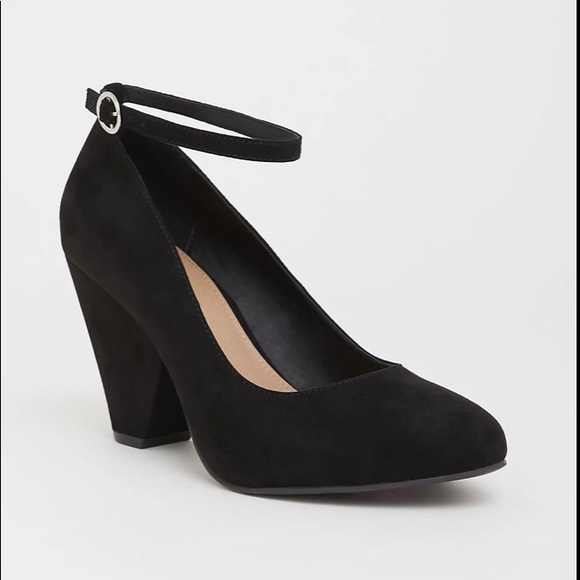 torrid Shoes - NWT Torrid black cone heels with ankle strap.